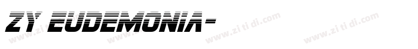 ZY Eudemonia字体转换